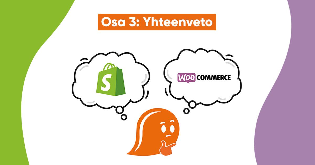 Shopify vai WooCommerce verkkokauppa-alustaksi? Osa 3: Yhteenveto
